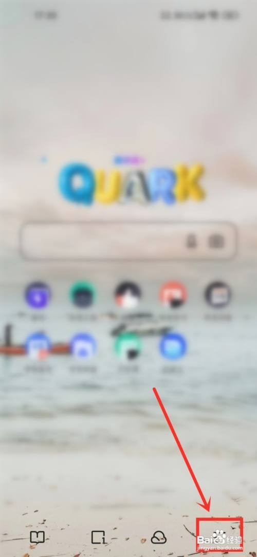夸克浏览器如何设置主页logo样式