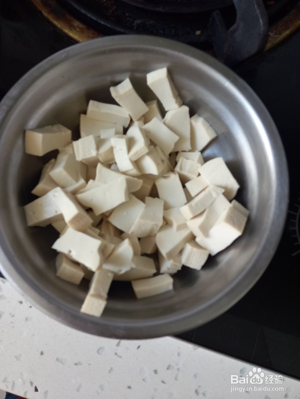 豆腐肉糜饺子皮汤