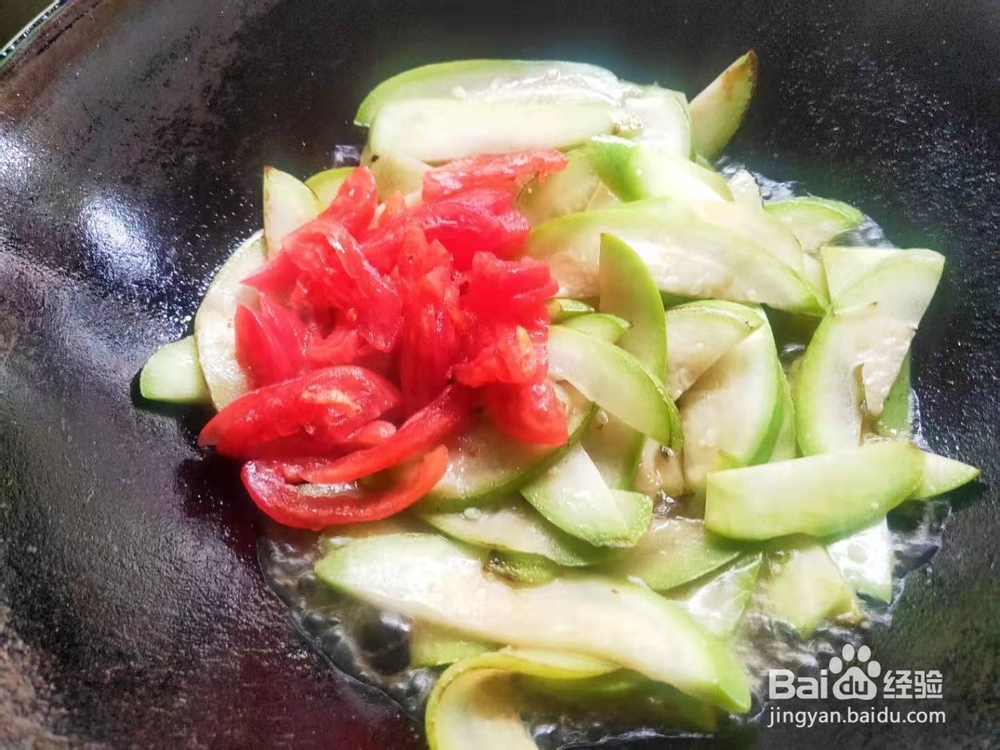 番茄素烧瓠子瓜---便秘小菜谱