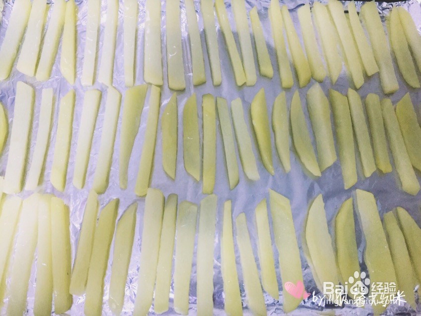 自制烤箱版薯条怎么做