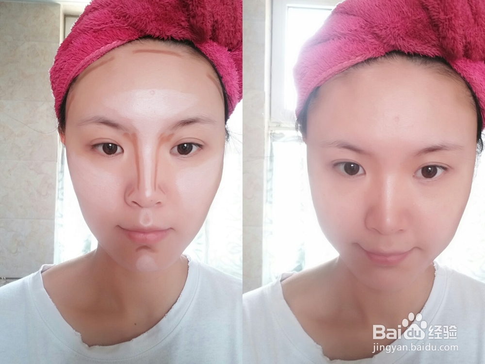 日常小清新妆容步骤图,