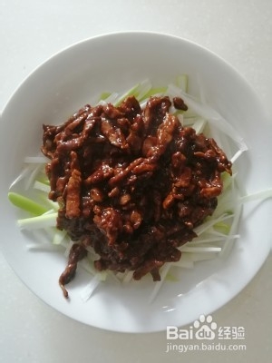 家常版京酱肉丝(卷饼菜)