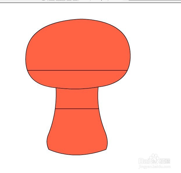 flash如何绘制蘑菇的教程