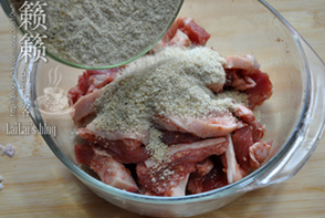 玫瑰腐乳粉蒸肉