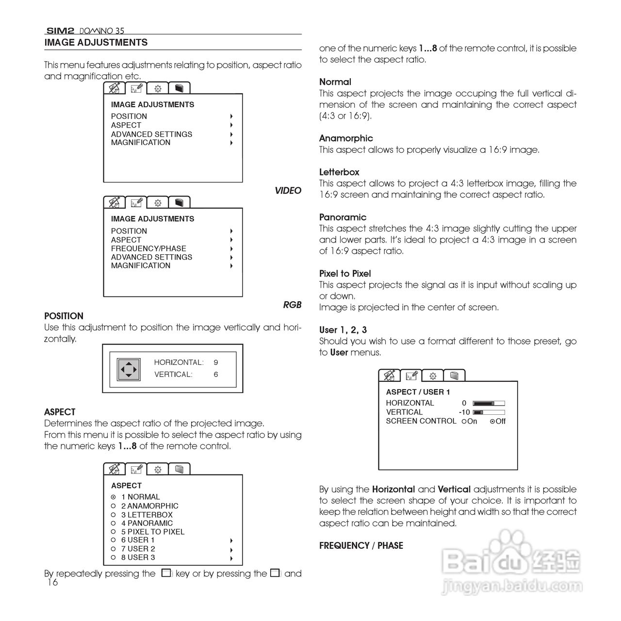 SIM2 DOMINO 35投影机说明书:[2]