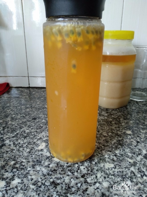 Diy自制百香果饮料的图示做法 69农村创业网