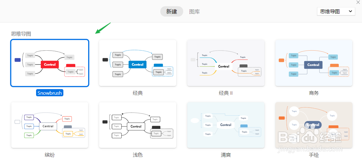 怎么用XMind新建一个流程图