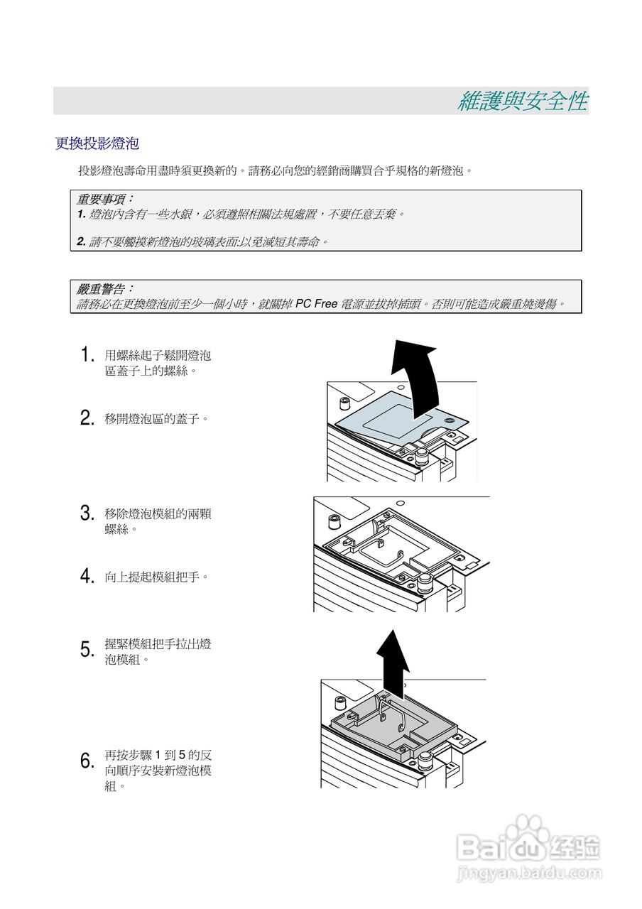 丽讯Vivitek D512P投影机说明书:[5]