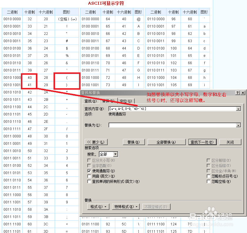 使用WORD通配符替换去除网页中的干扰码（乱码）