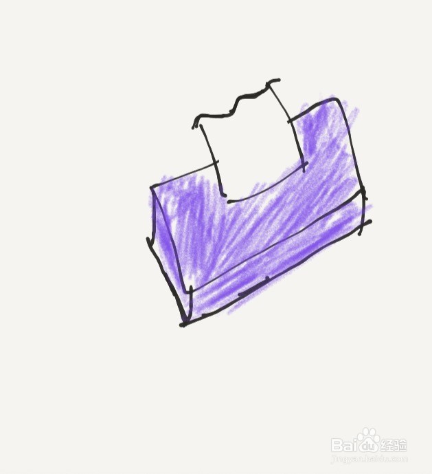 涂鸦系列之如何画家用抽纸盒