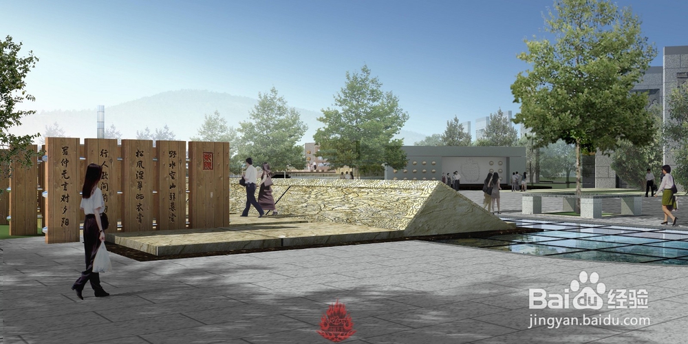 怎样才能让建筑物景点很好的展示、