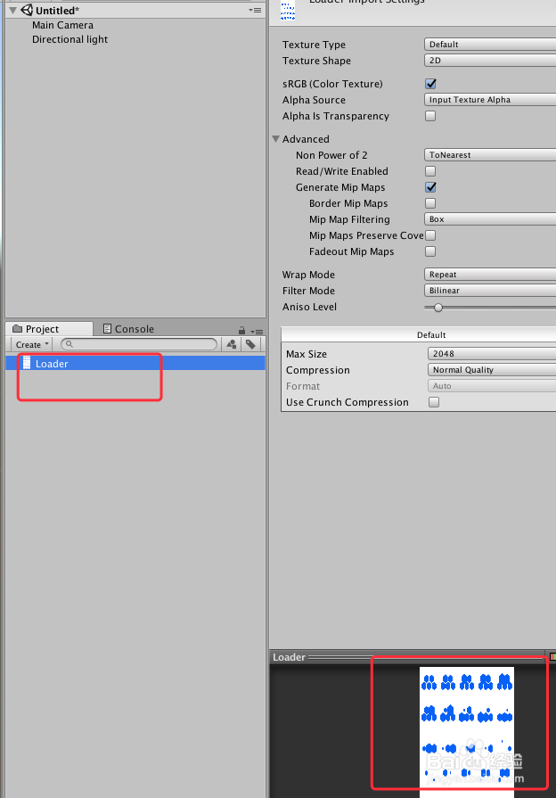 Unity Sprite精灵 之 序列精灵图集切割生成动画
