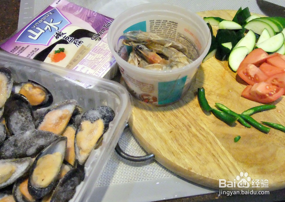 韩式海鲜豆腐汤怎么做