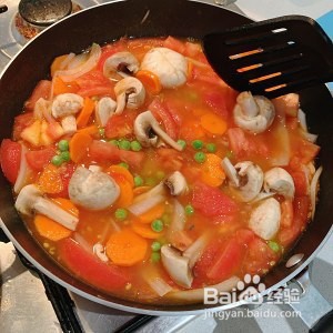 家常菜（蔬菜炖龙利鱼）的做法