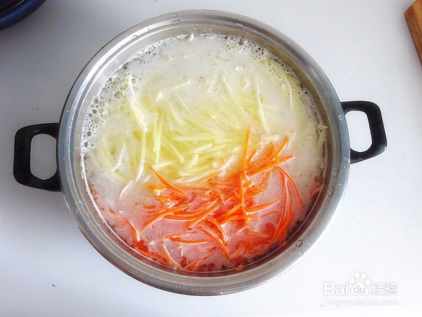 土豆丝炒胡萝卜