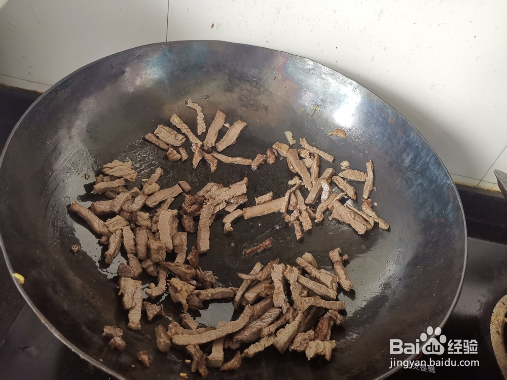 猪肉丝炒豇豆