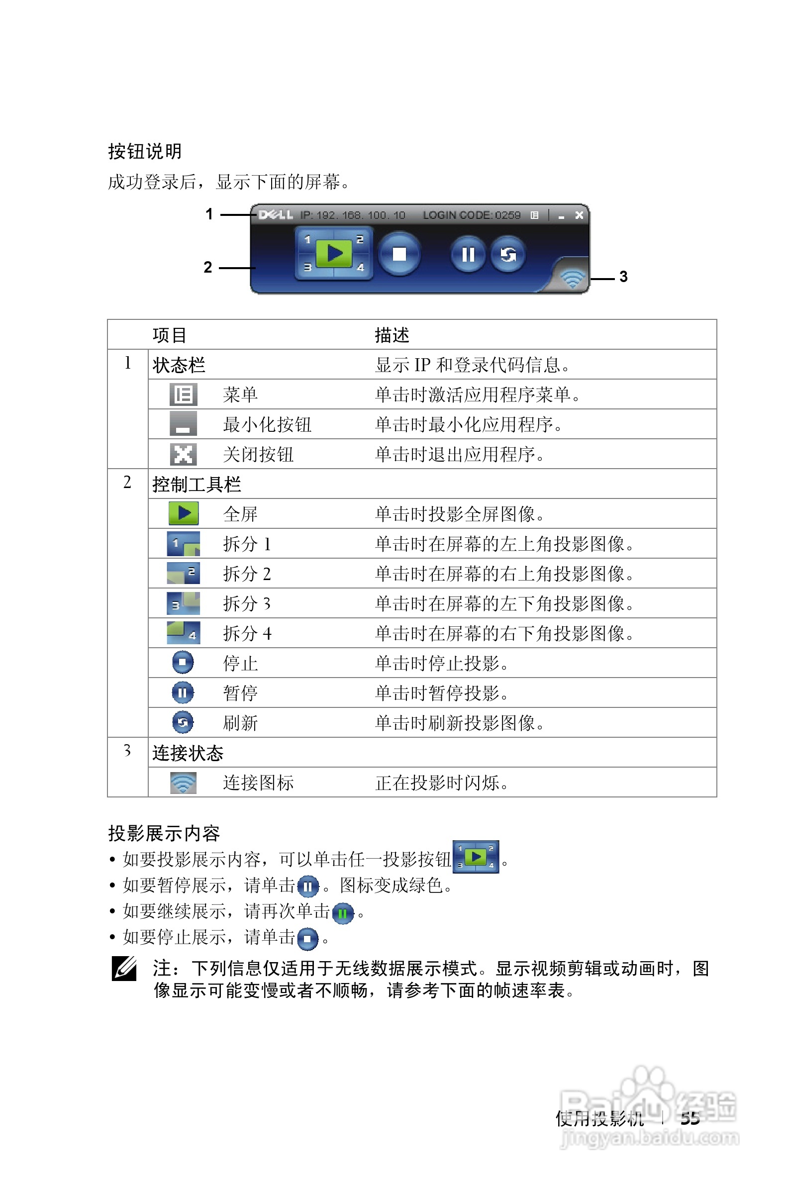 DELL Dell 4610X WIRELESS PLUS投影机说明书:[6]