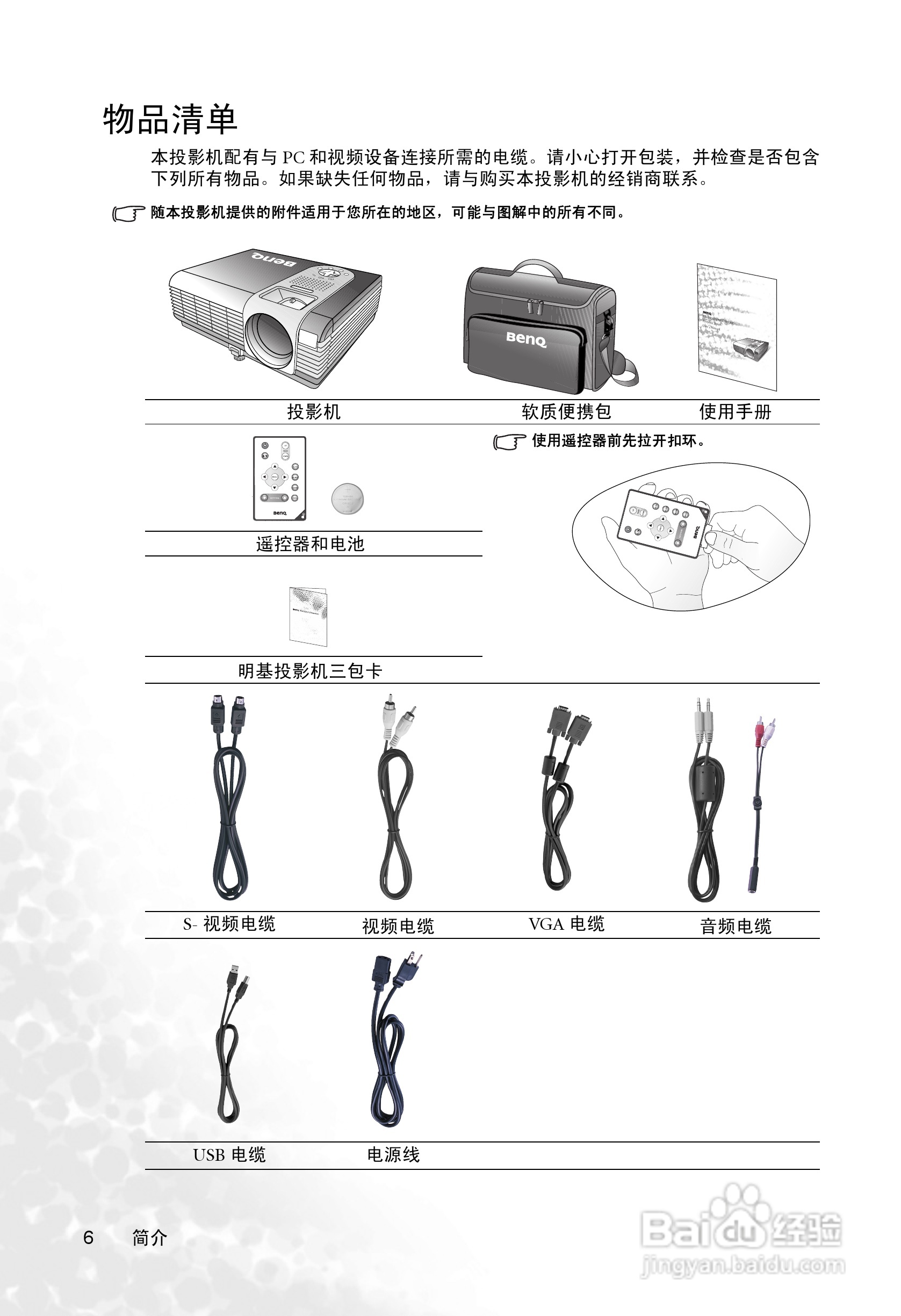 明基PB6245投影机使用说明书:[1]