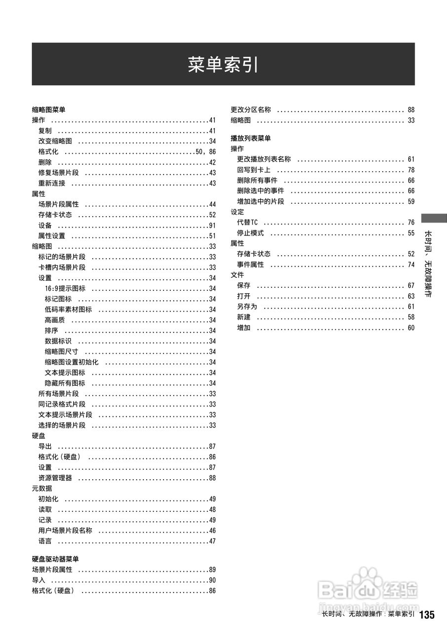松下 AJ-HPS1500MC编辑录放机操作手册:[14]