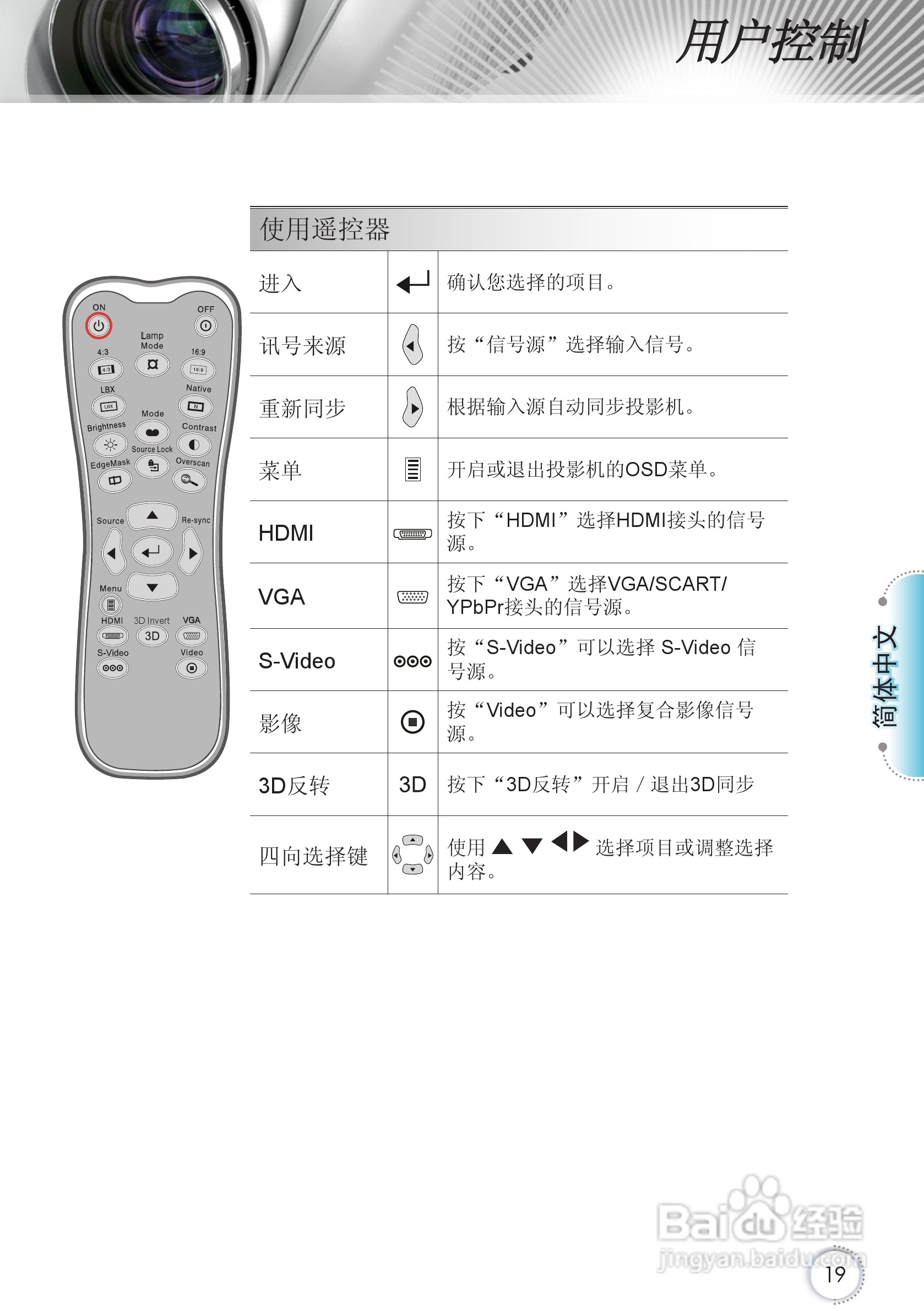 Optoma奥图码HD67投影机使用说明书:[2]