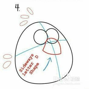 儿童简笔画-愤怒的小鸟