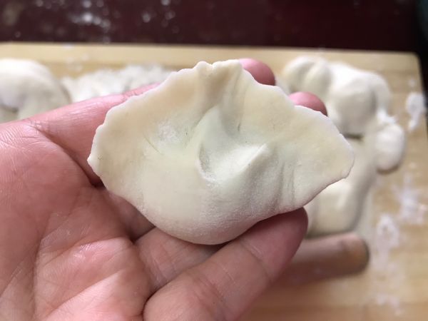 猪肉韭菜馅水饺