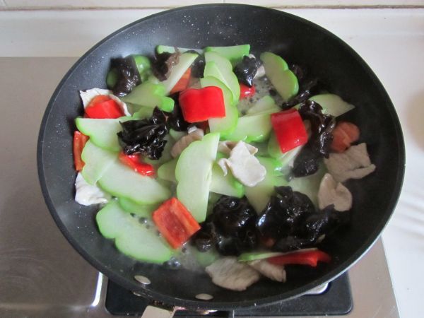 佛手瓜炒肉片