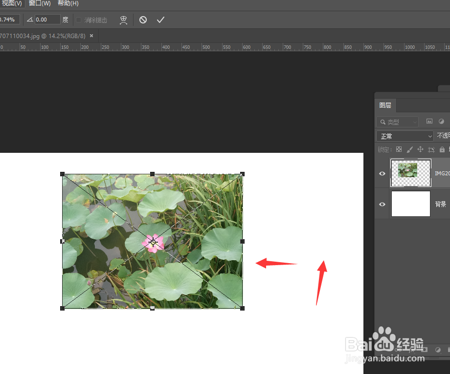 在PS2018中怎么置入图片