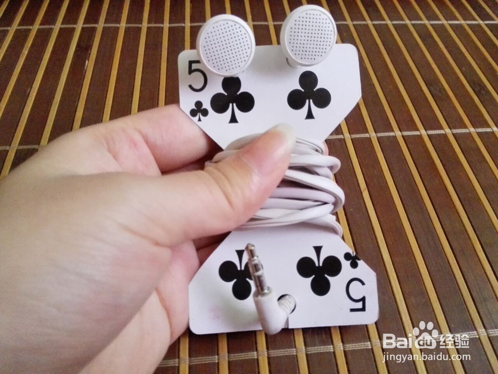 废卡旧卡秒变耳机线收纳器