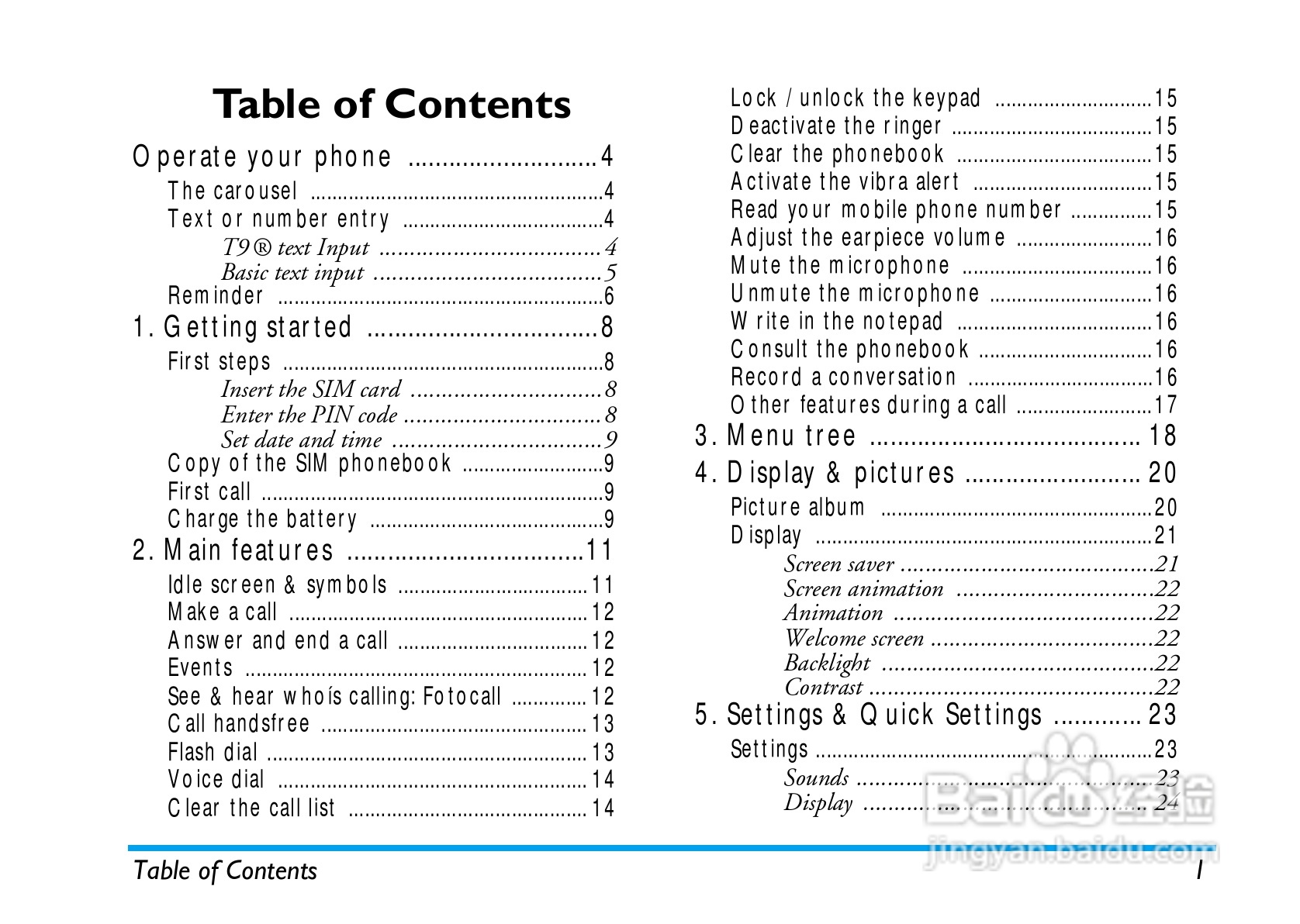 飞利浦手机CT8998/ASCCANCN型使用说明书:[1]