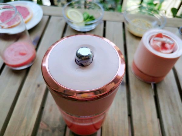 自制西柚百香果气泡水