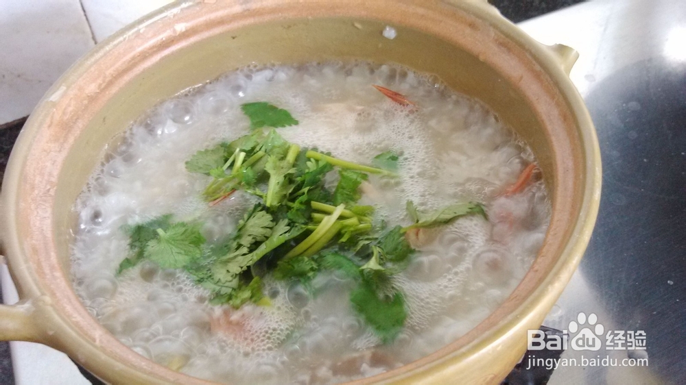 美味营养早餐蟹粥