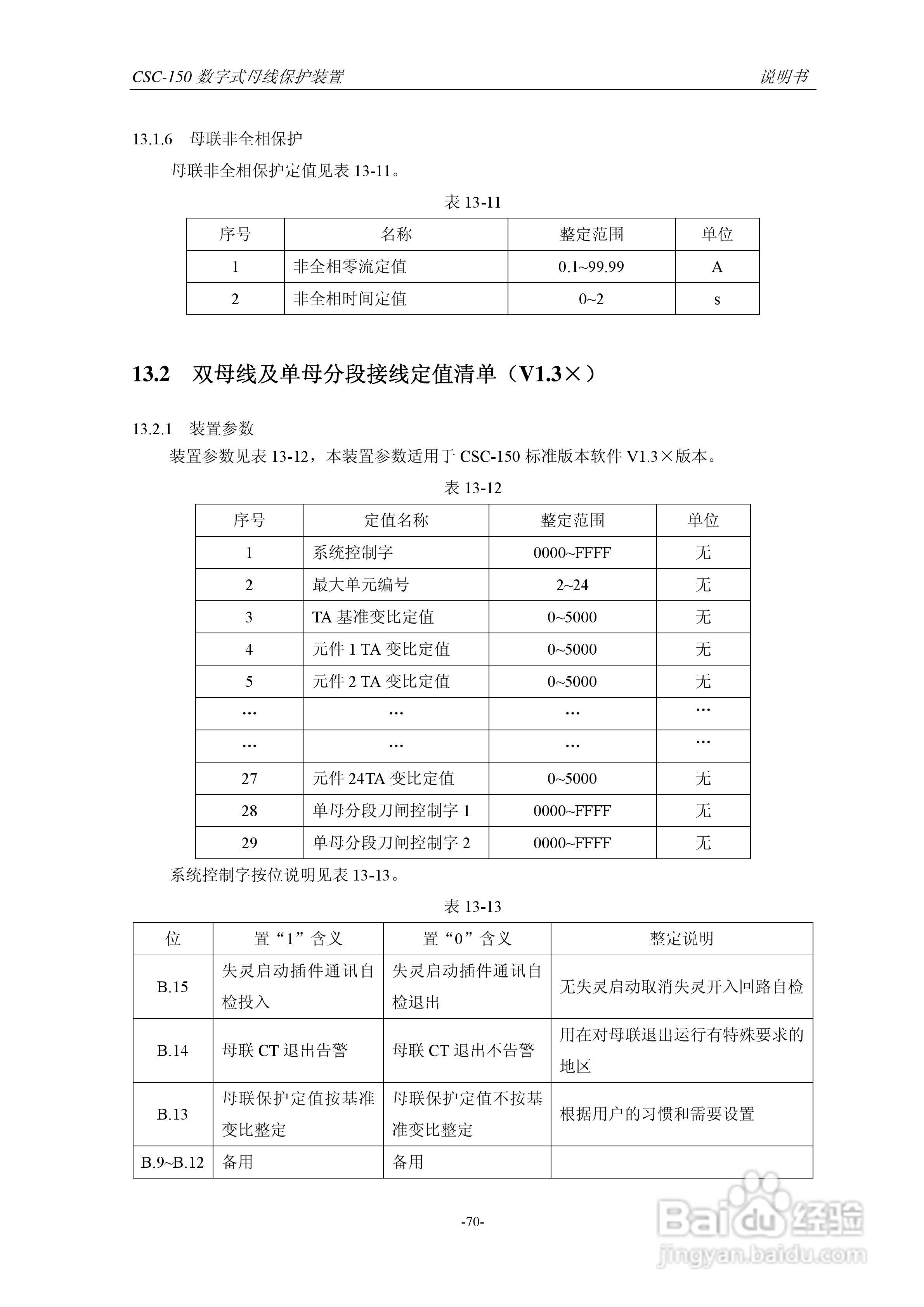 四方CSC-150数字式母线保护装置说明书:[8]
