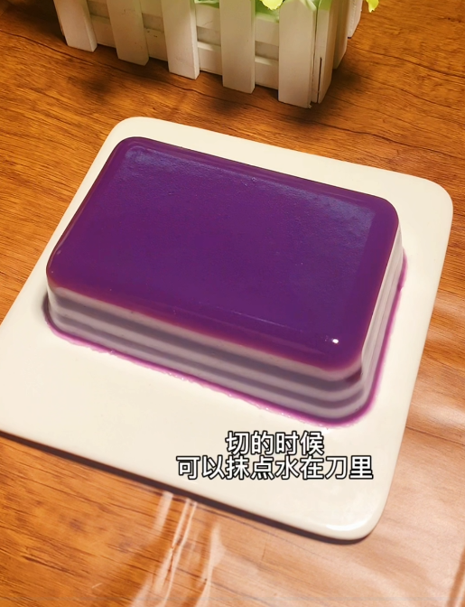 紫薯椰汁马蹄糕