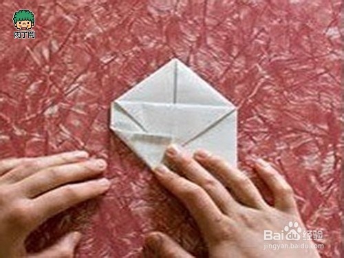 简单的爱心怎么折