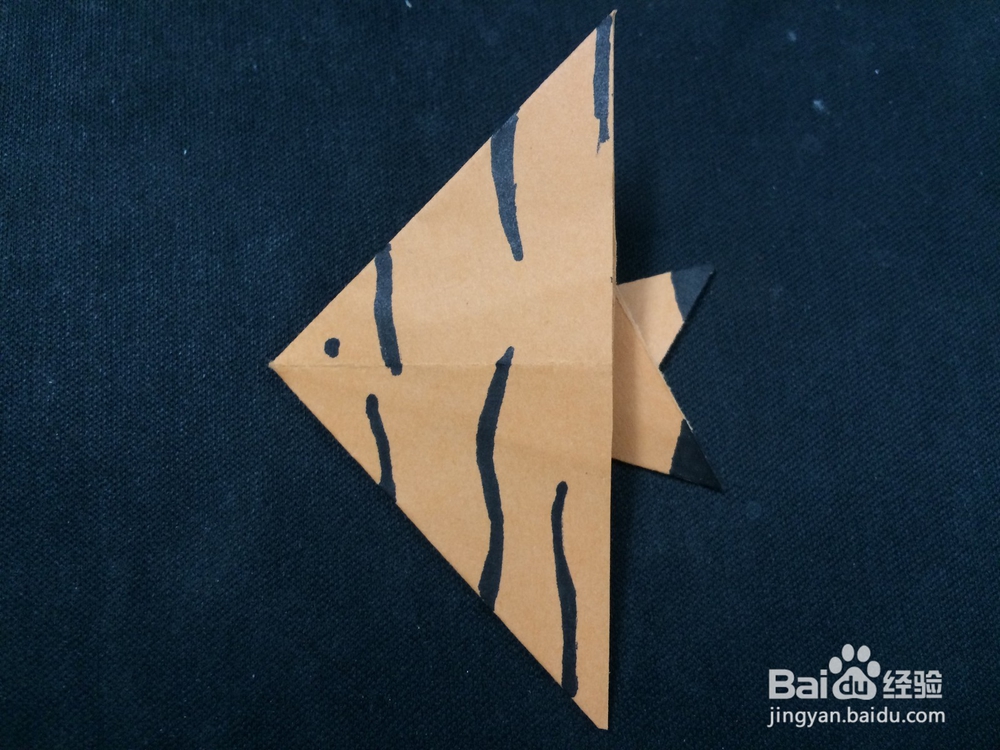 手工折纸：热带鱼折纸