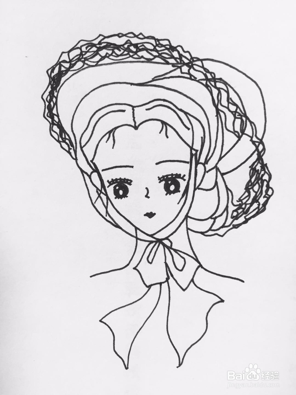 茉莉漫画之带帽子的女士