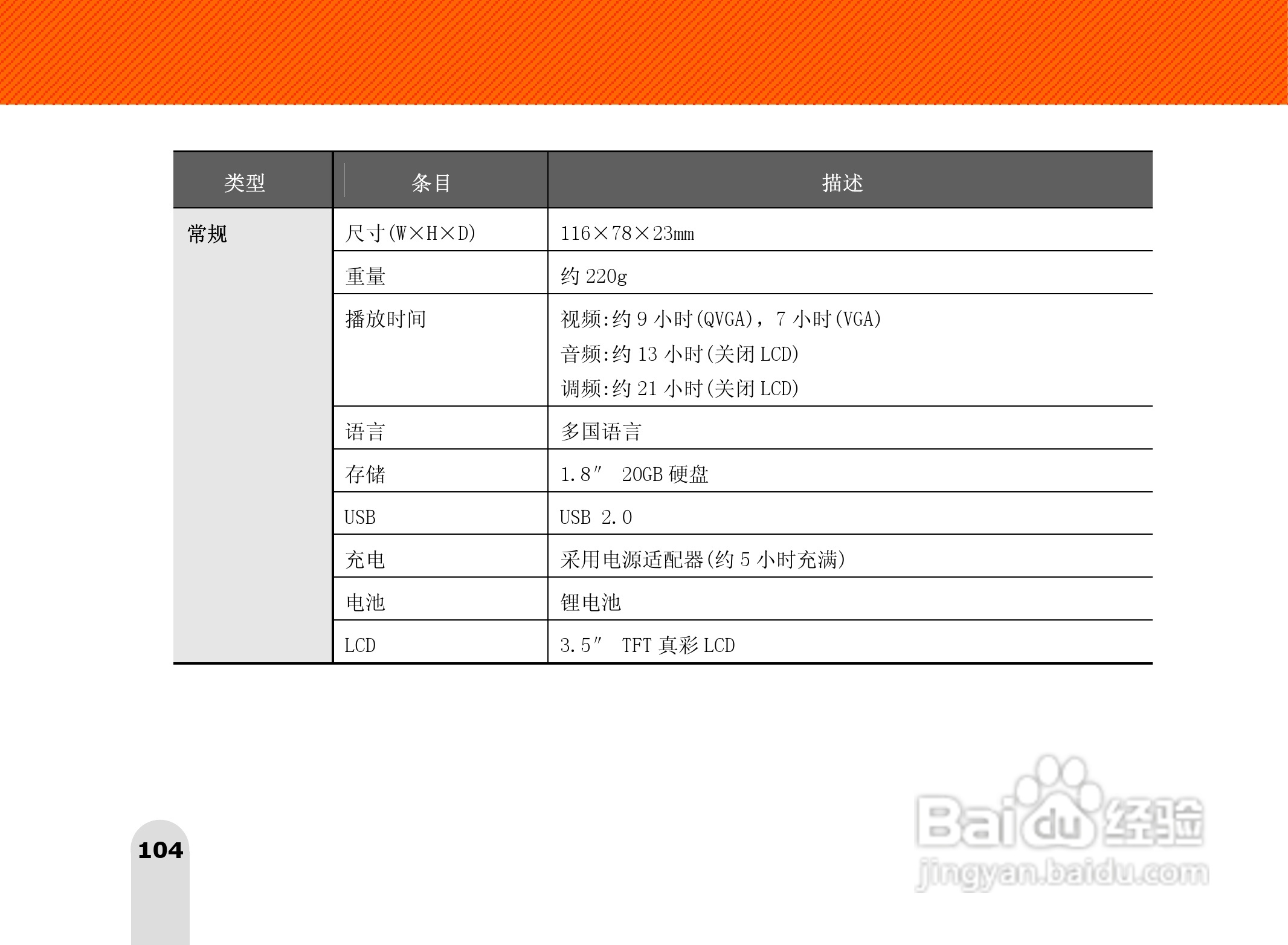 长虹朝华 PMP-MV500 MP3说明书:[11]