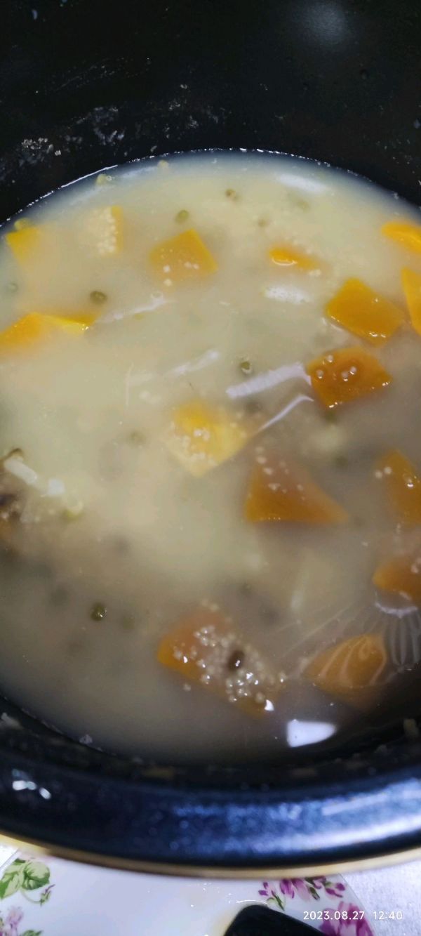 小米绿豆南瓜粥