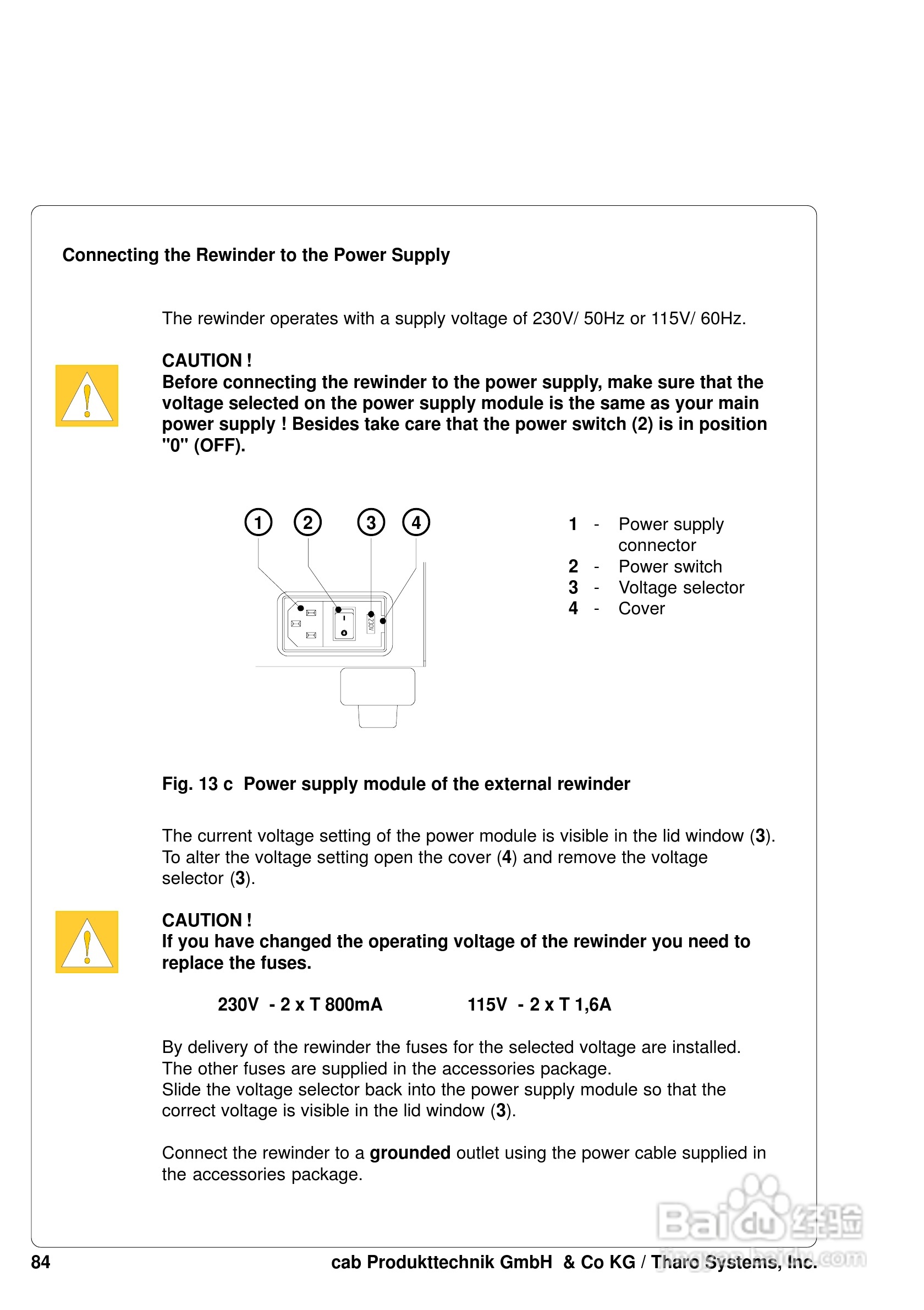cab A8200打印机使用说明书:[9]