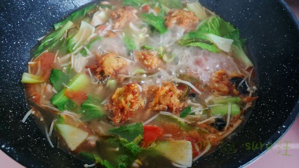 素烩萝卜丸茄汤