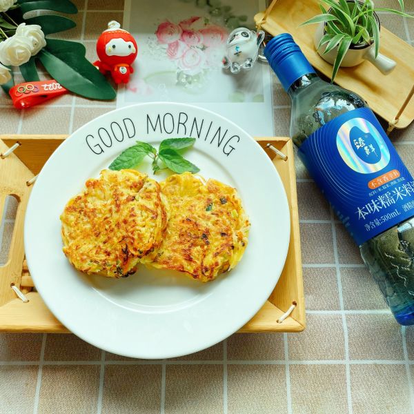 香煎土豆丝肉饼