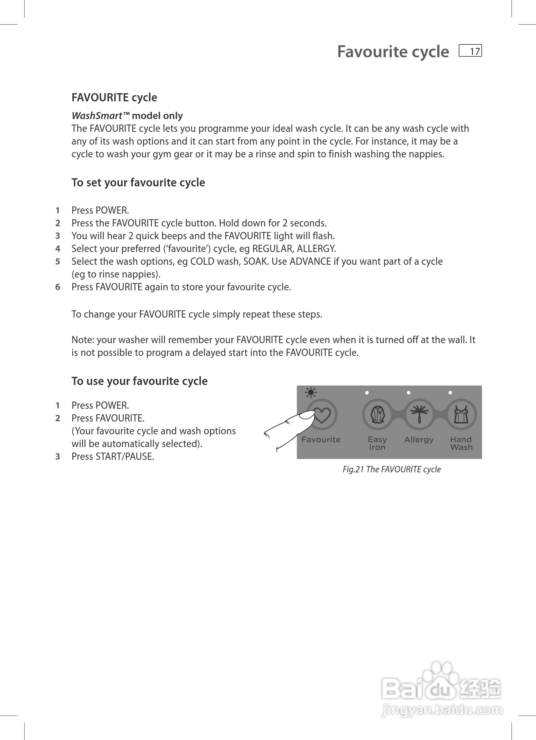 斐雪派克MW613洗衣机说明书:[2]