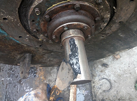 关于煤磨选粉机轴修复方法