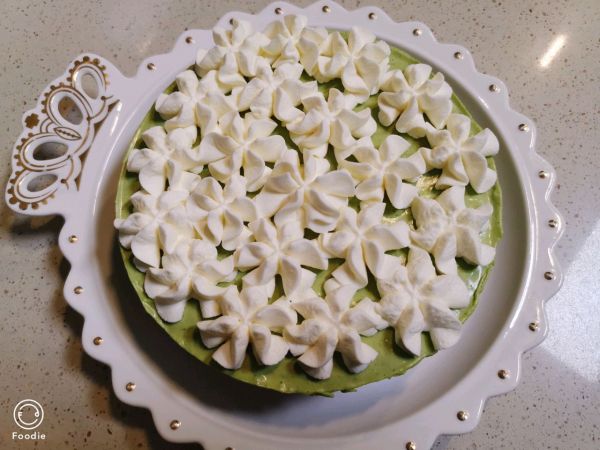 抹茶冻芝士蛋糕