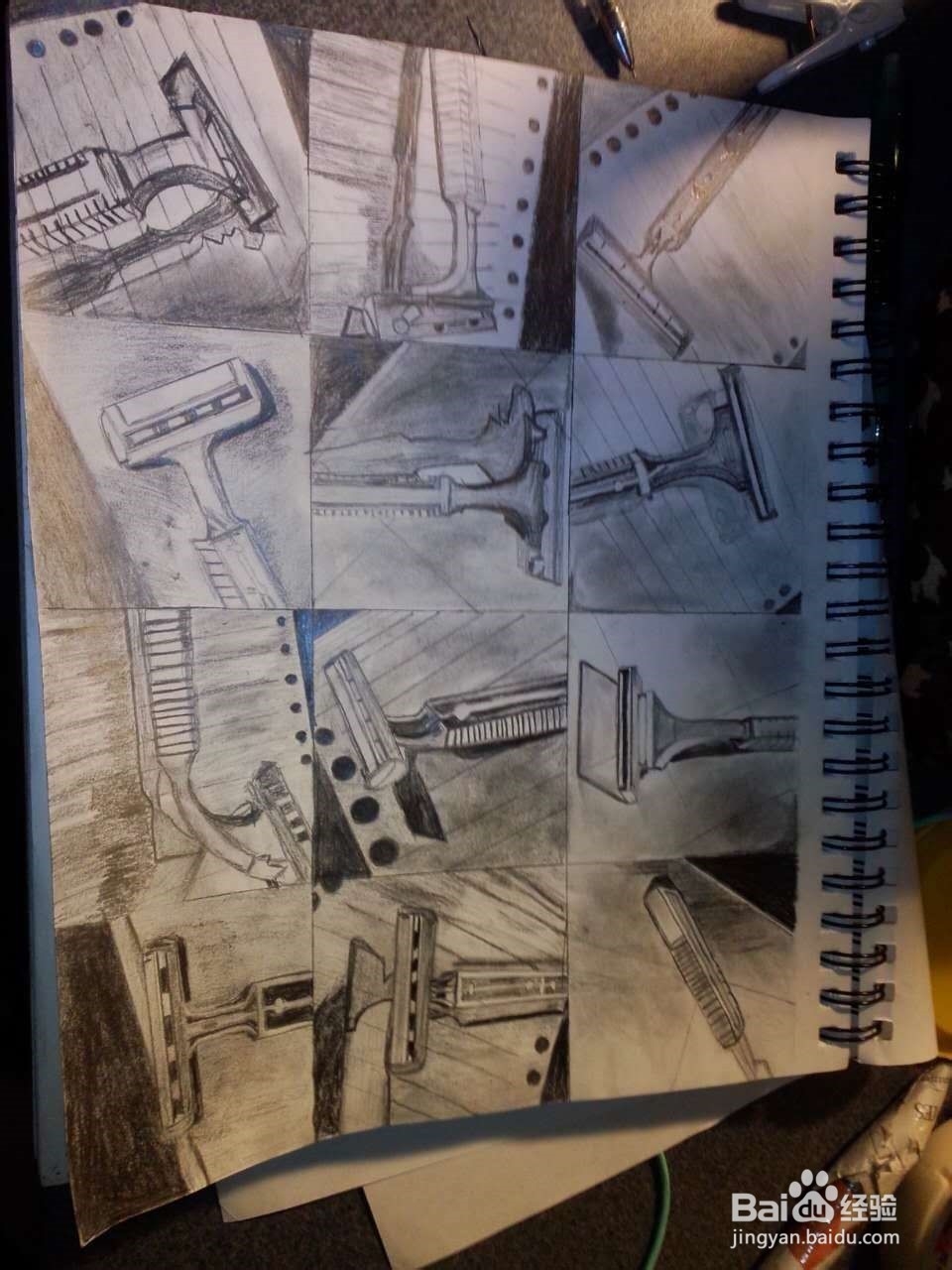 如何快速画素描