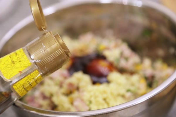 莲藕玉米芹菜肉饺子