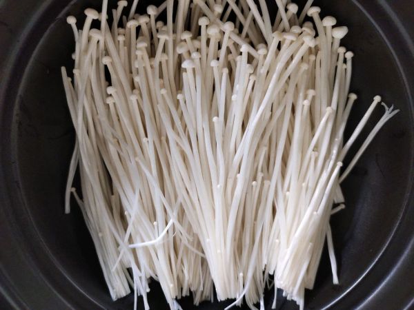 虾仁金针菇豆腐煲