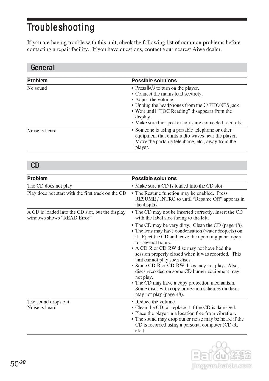 aiwa爱华 MD-ADN-1 MD播放器说明书:[5]