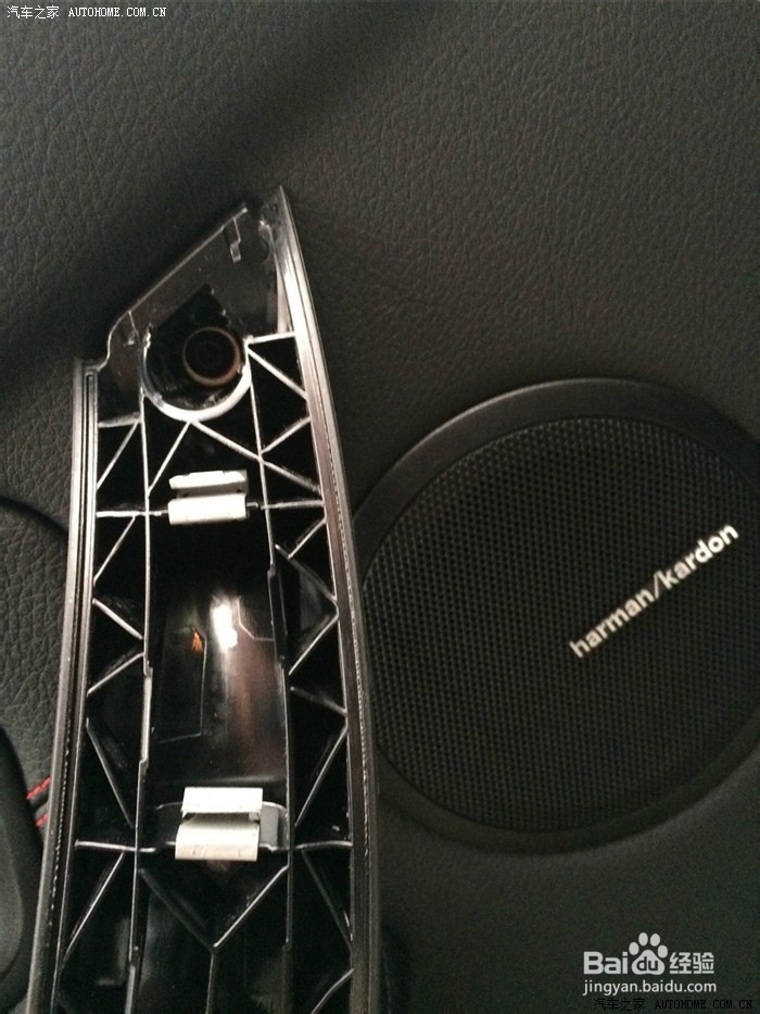 宝马高音头 宝马5系改哈曼卡顿高音头施工实拍